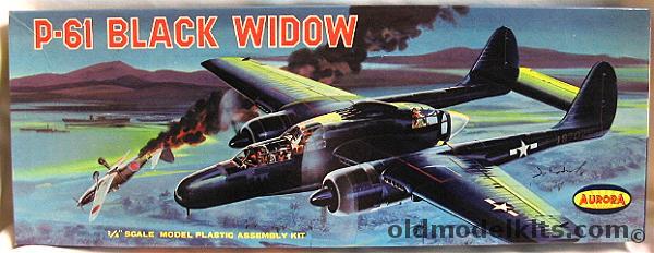 Aurora 1/48 Northrop P-61 Black Widow, 392-198 plastic model kit